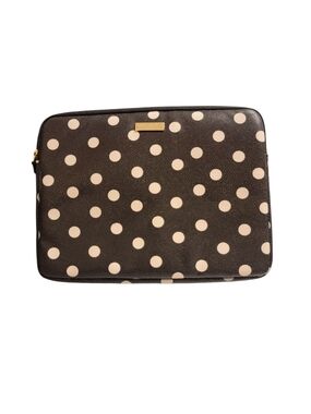 Kate Spade Black & Cream Polka Dot Ipad, Android or Laptop Sleeve